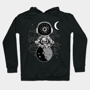 Astronaut ADA Cardano Coin To The Moon Crypto Token Cryptocurrency Wallet Birthday Gift For Men Women Kids Hoodie